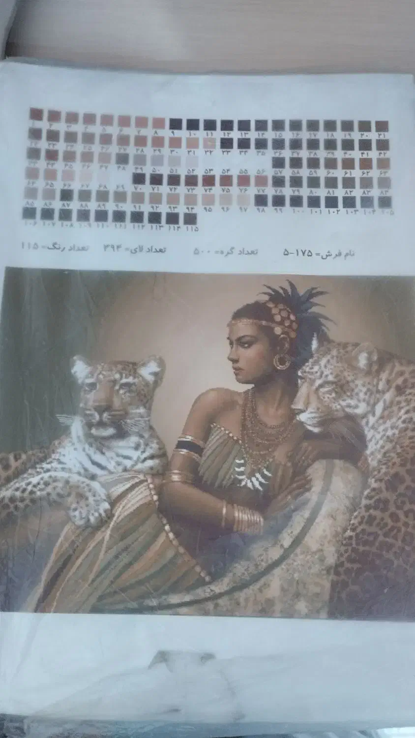 نخ و نقشه تابلو فرش|تابلو فرش|سنندج, |دیوار