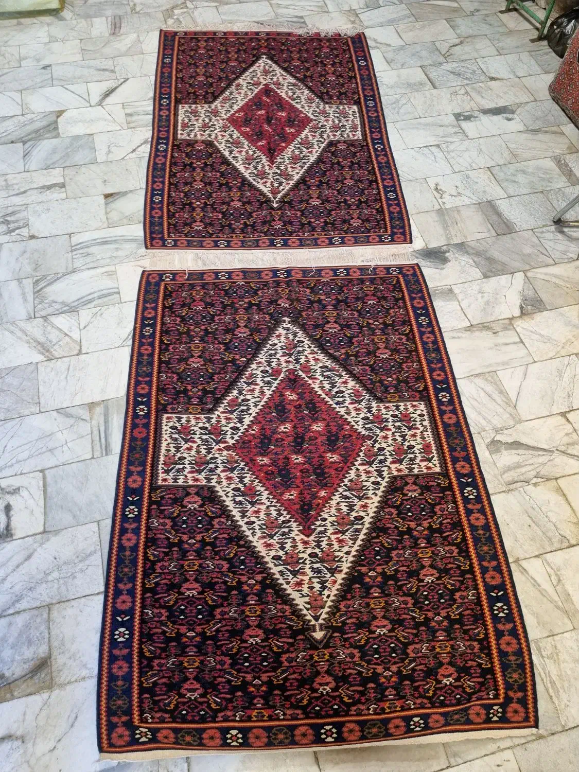 گلیم قدیمی ذرع نیم سنندج|گلیم، جاجیم، گبه|تهران, پاسداران|دیوار