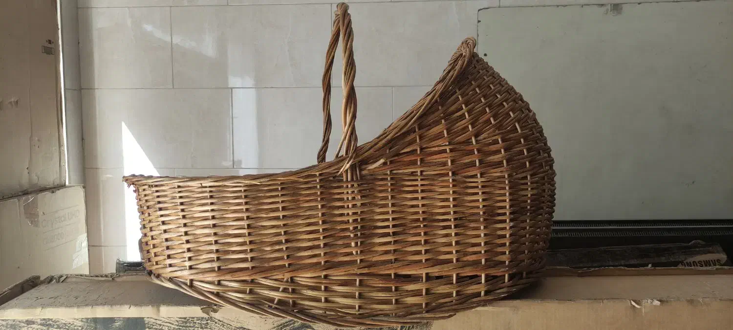 گهواره حصیری|صنایع دستی و سایر لوازم تزئینی|وحیدیه, |دیوار