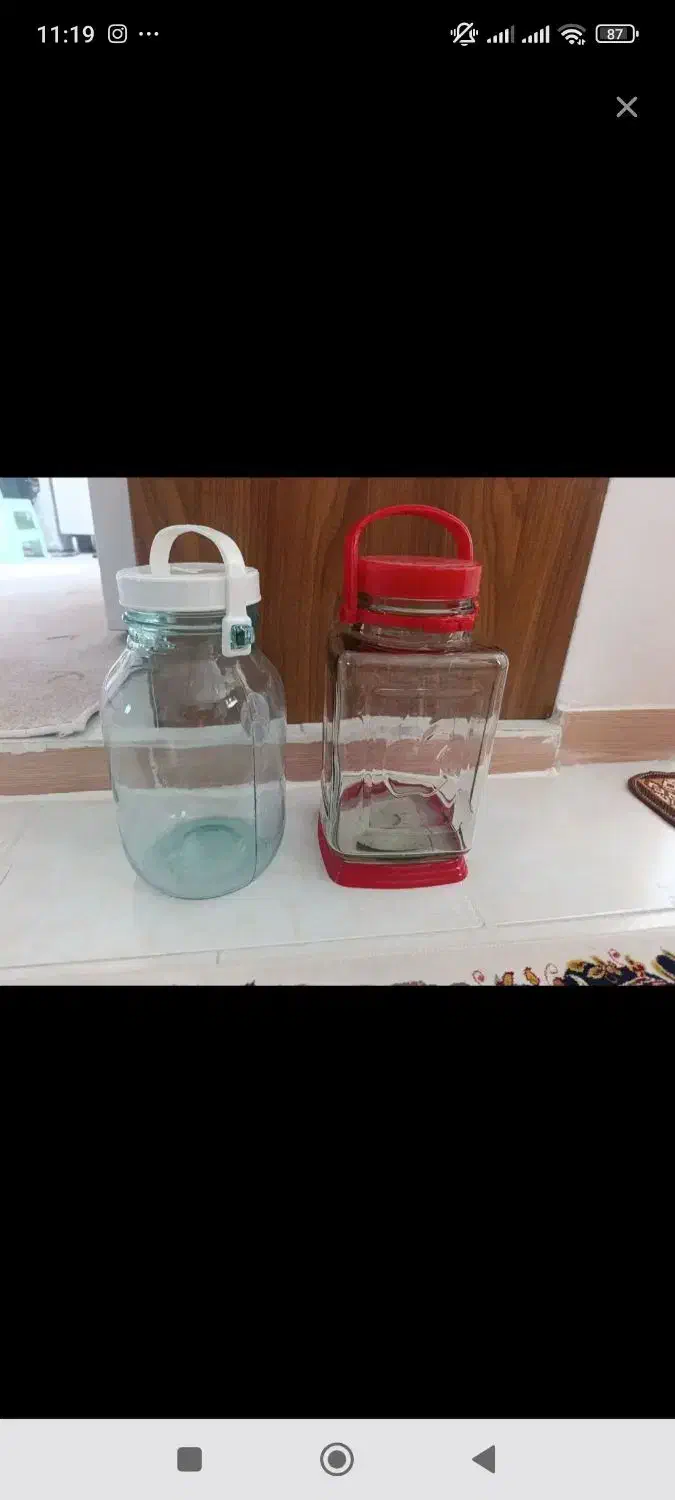 شیشه بزرگ ترشی|ظروف نگهدارنده، پلاستیکی، یک‌بارمصرف|پرند, فاز ۳|دیوار