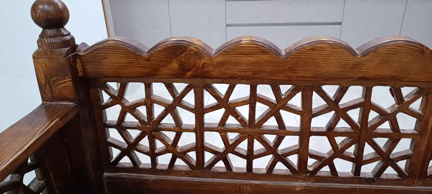 تخت سنتی چوب راش|تخت و سرویس خواب|پردیس, فاز ۸|دیوار