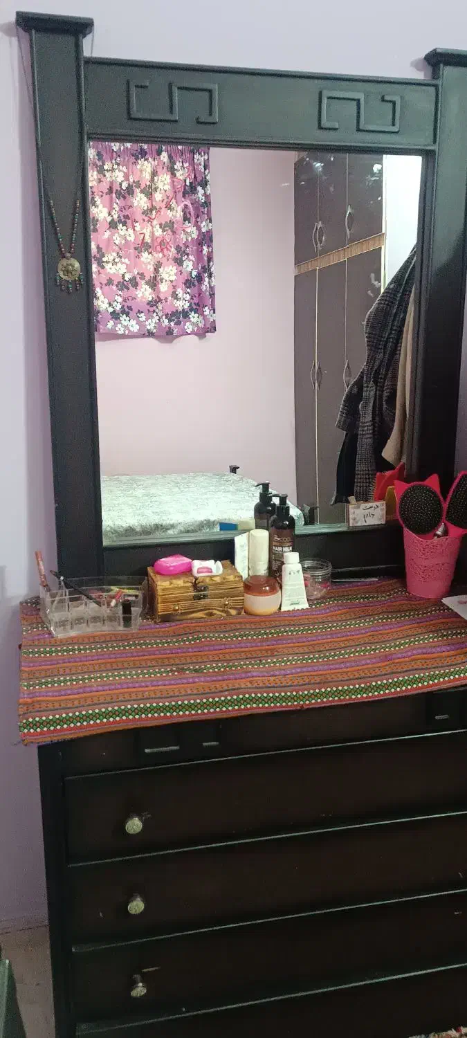 سرویس کامل خواب به همراه تشک فقط ۸میلیون تومان|تخت و سرویس خواب|دهق, |دیوار