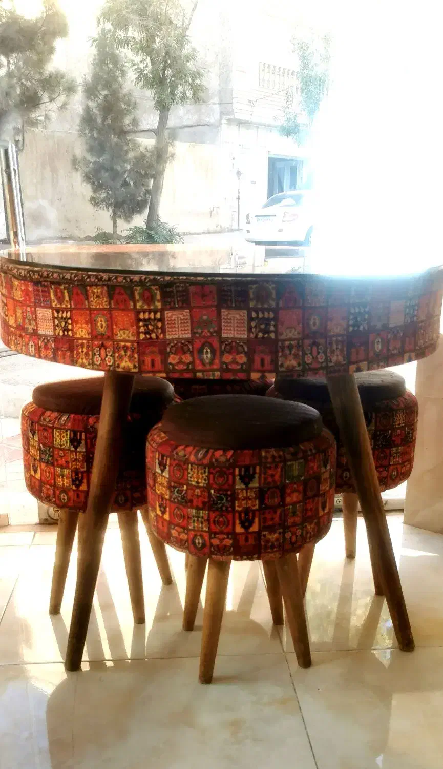 میز نهار خوری|میز و صندلی غذاخوری|آبیک, |دیوار