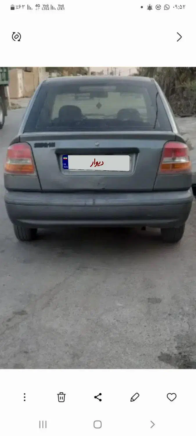 سواری|خودرو سواری و وانت|امیدیه, |دیوار