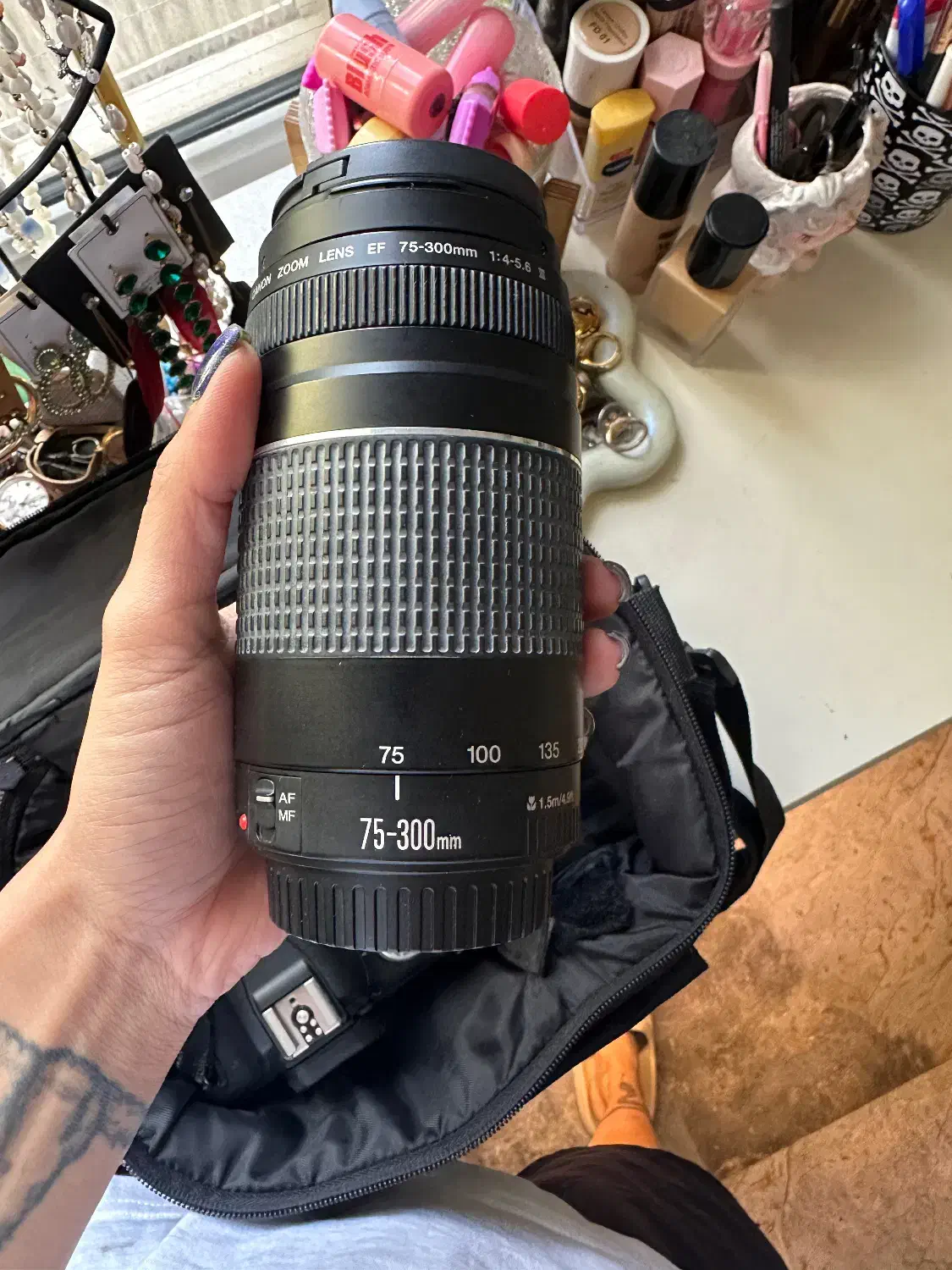 دوربین کنون با لنز 300-75|دوربین عکاسی و فیلمبرداری|رشت, شهرک قدس|دیوار