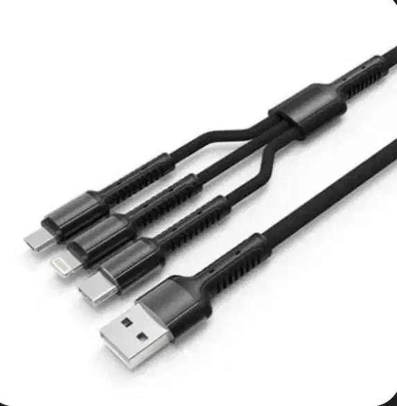 سیم شارژر ۳ کاره (فست شارژ)|لوازم جانبی موبایل و تبلت|کیش, |دیوار