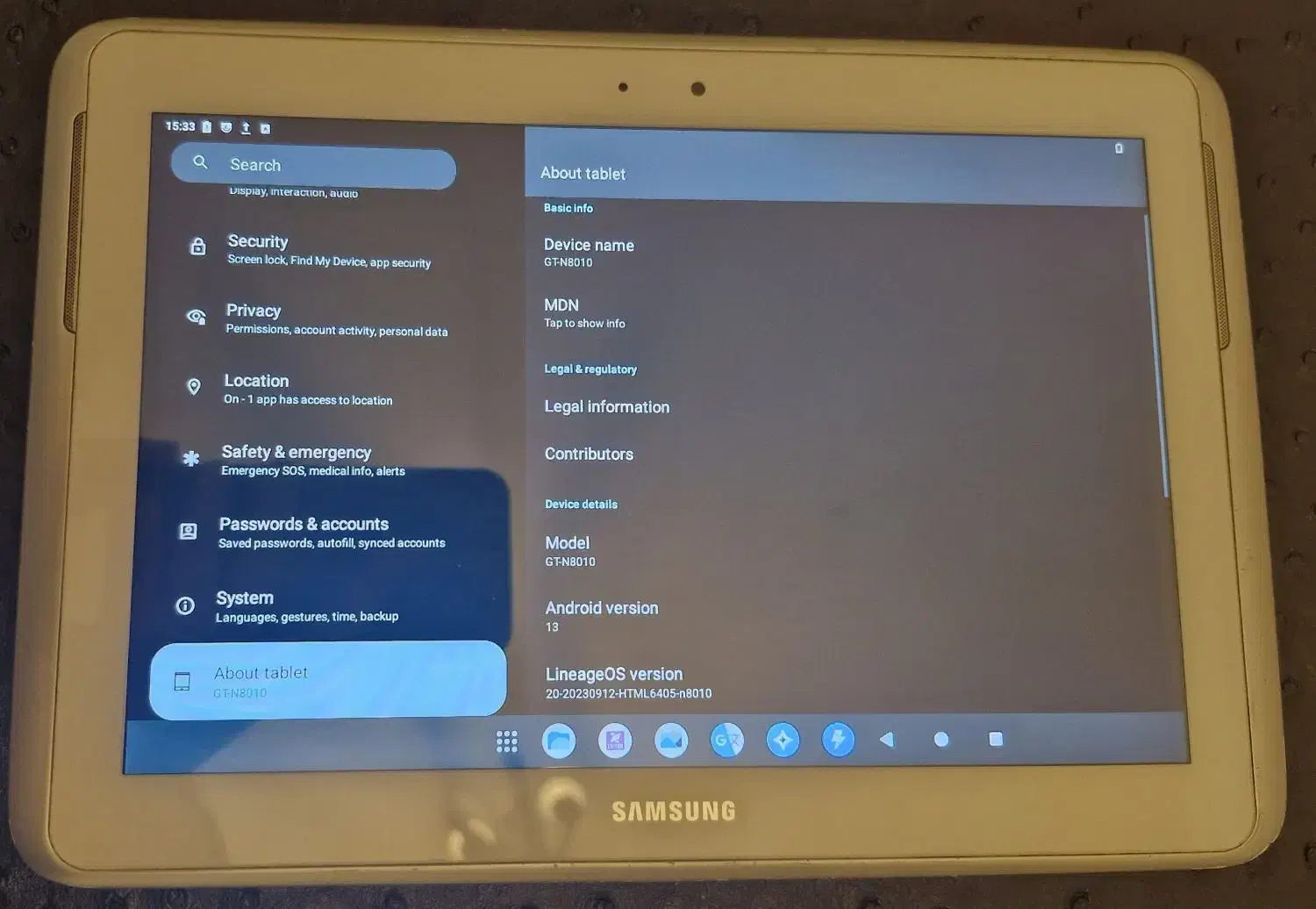 تبلت سامسونگ|تبلت|کرج, ساماندهی|دیوار