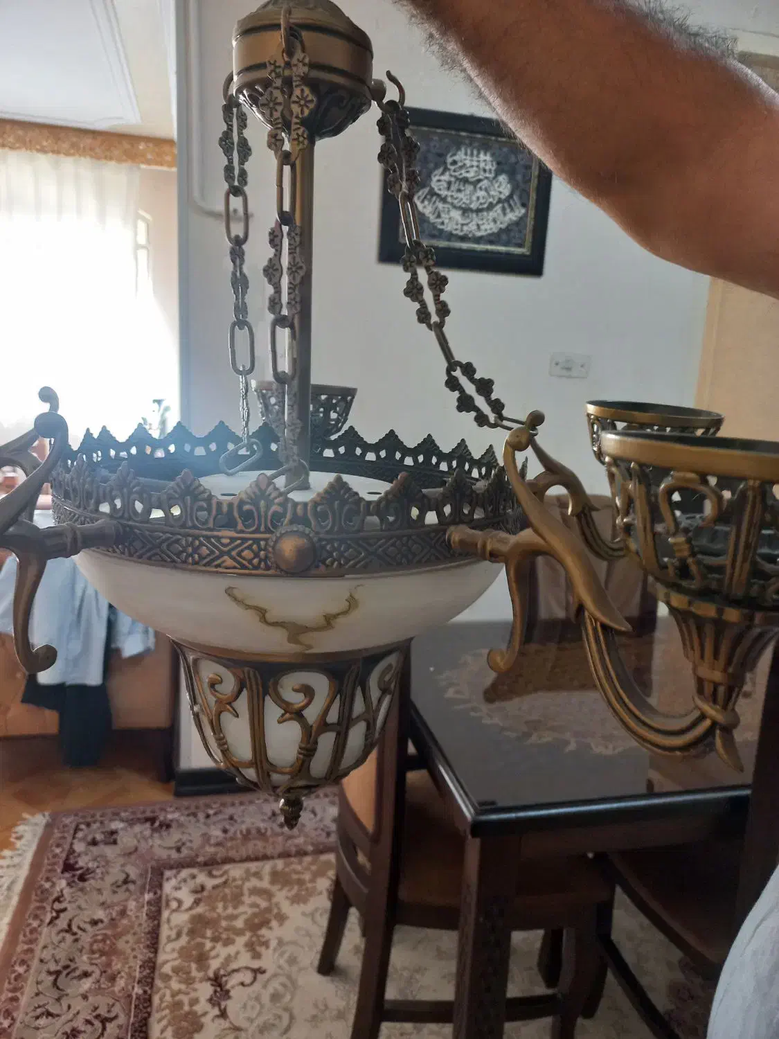 دو تا لوستر در حد نو  هر دوتا ۵ تومن کلا|لوستر و چراغ آویز|کرج, شهرک ولیعصر|دیوار