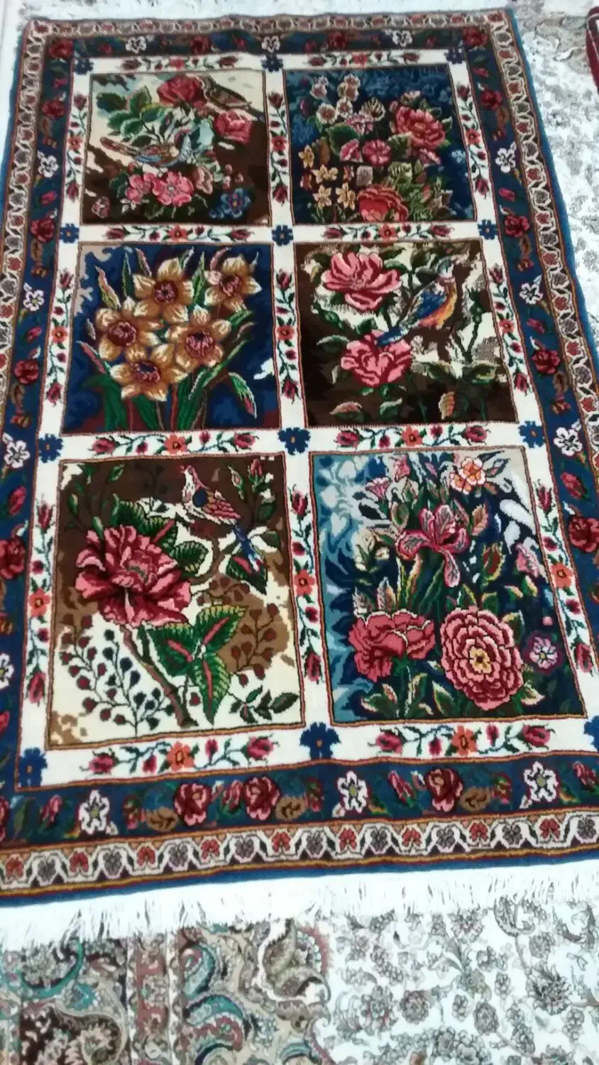 زرع و نیم دست بافت خشت شیدا|فرش|اصفهان, الهیه|دیوار