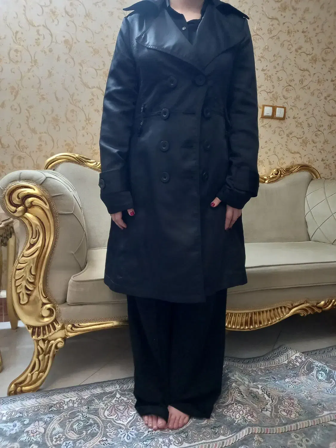 پالتو بارونی شیک|لباس|مشهد, شفا|دیوار