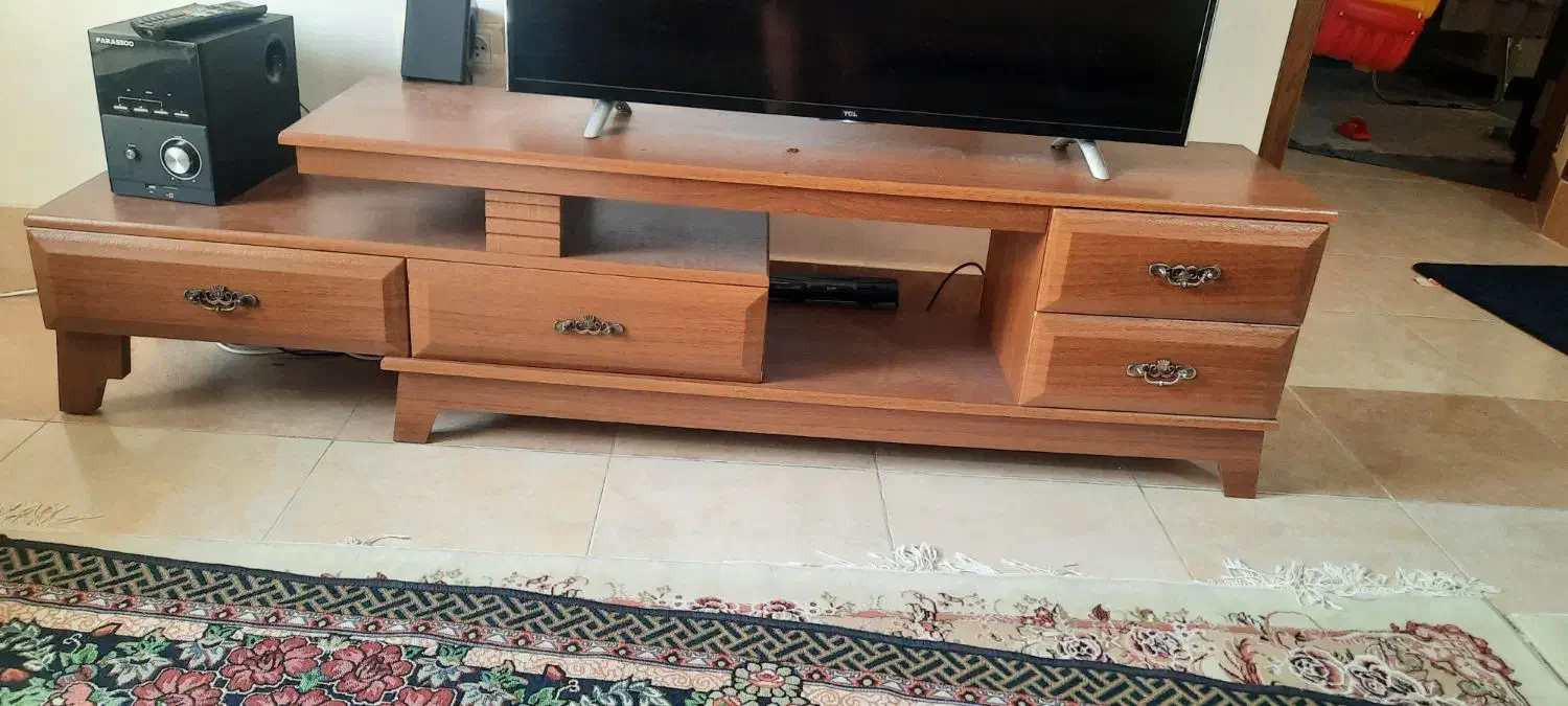 میز تلویزیون بوفه اینه شمعدان ۲عدد|بوفه، ویترین، کنسول|گرگان, |دیوار