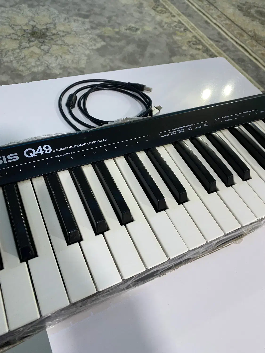 میدی کنترلر alesis q49 ارگ|پیانو، کیبورد، آکاردئون|خواف, |دیوار