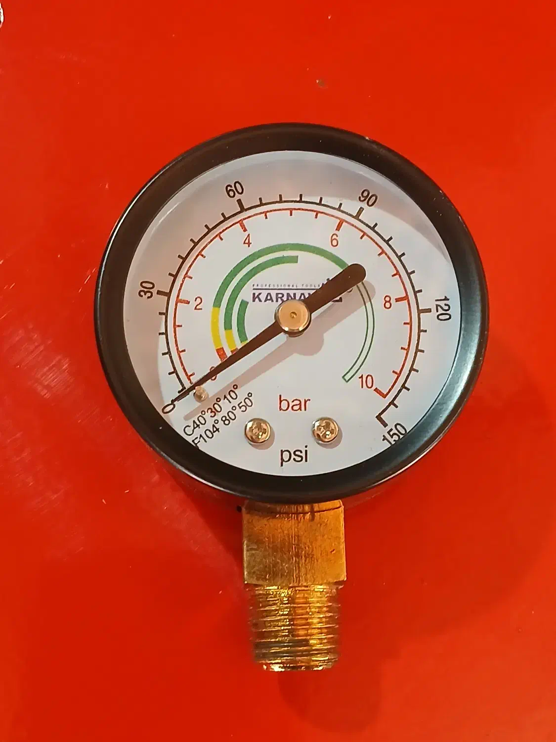 گیج باد ، درجه باد 1/4  10 بار ، 150 PSI|ماشین‌آلات صنعتی|نسیم‌شهر, |دیوار