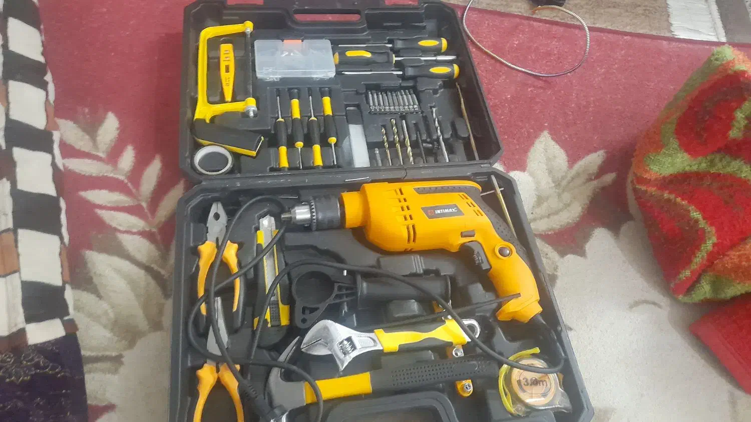 دریل چکشی با کلی آچار و چکش و...|ابزارآلات|دهق, |دیوار