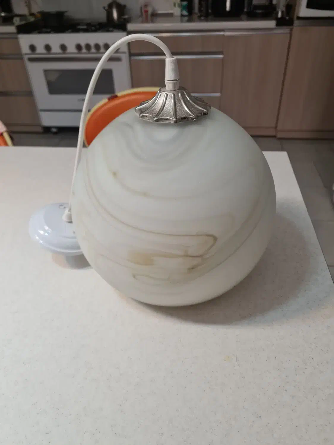 چراغ سقفی حبابی|لوستر و چراغ آویز|اصفهان, فیض|دیوار