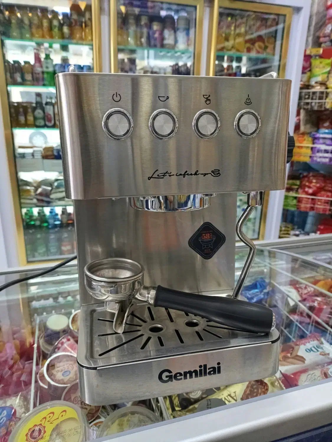 اسپرسو ساز نیمه صنعتی جیملای اصلی|سماور، چایساز، قهوهساز|مشهد, نوید|دیوار