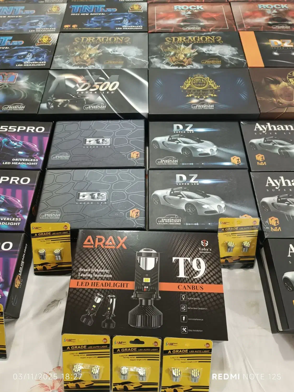 انواع هدلایت قوی و پرنور|قطعات یدکی و لوازم جانبی|تربت جام, مطهری|دیوار