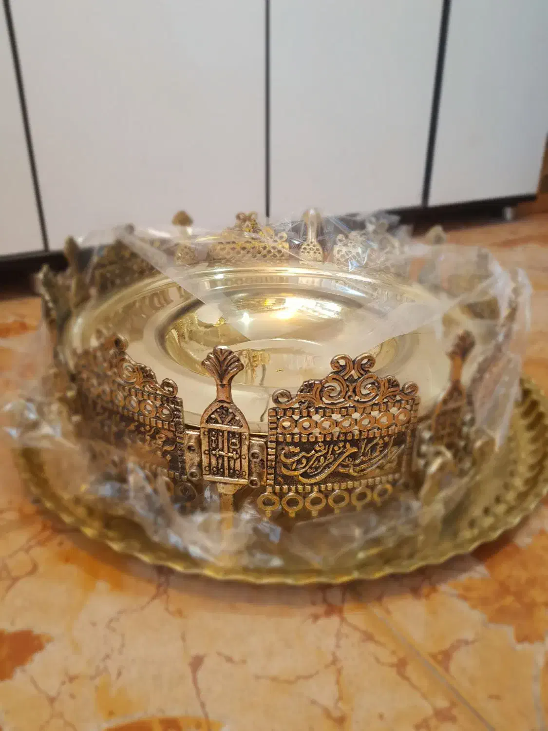 gtd  برنج منقل samovar برنجی سماور fcjoic|کلکسیون اشیاء عتیقه|شوش, |دیوار