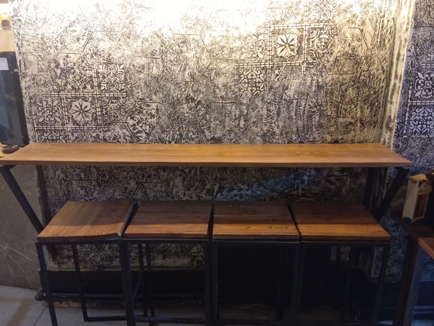 میز بار و صندلی چوبی|میز و صندلی غذاخوری|پردیس, فاز ۴|دیوار