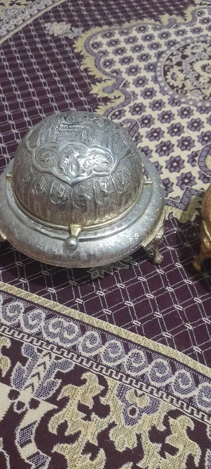 خاویاری خوری (قندان )|کلکسیون اشیاء عتیقه|کرج, شهرک نهال و بذر|دیوار
