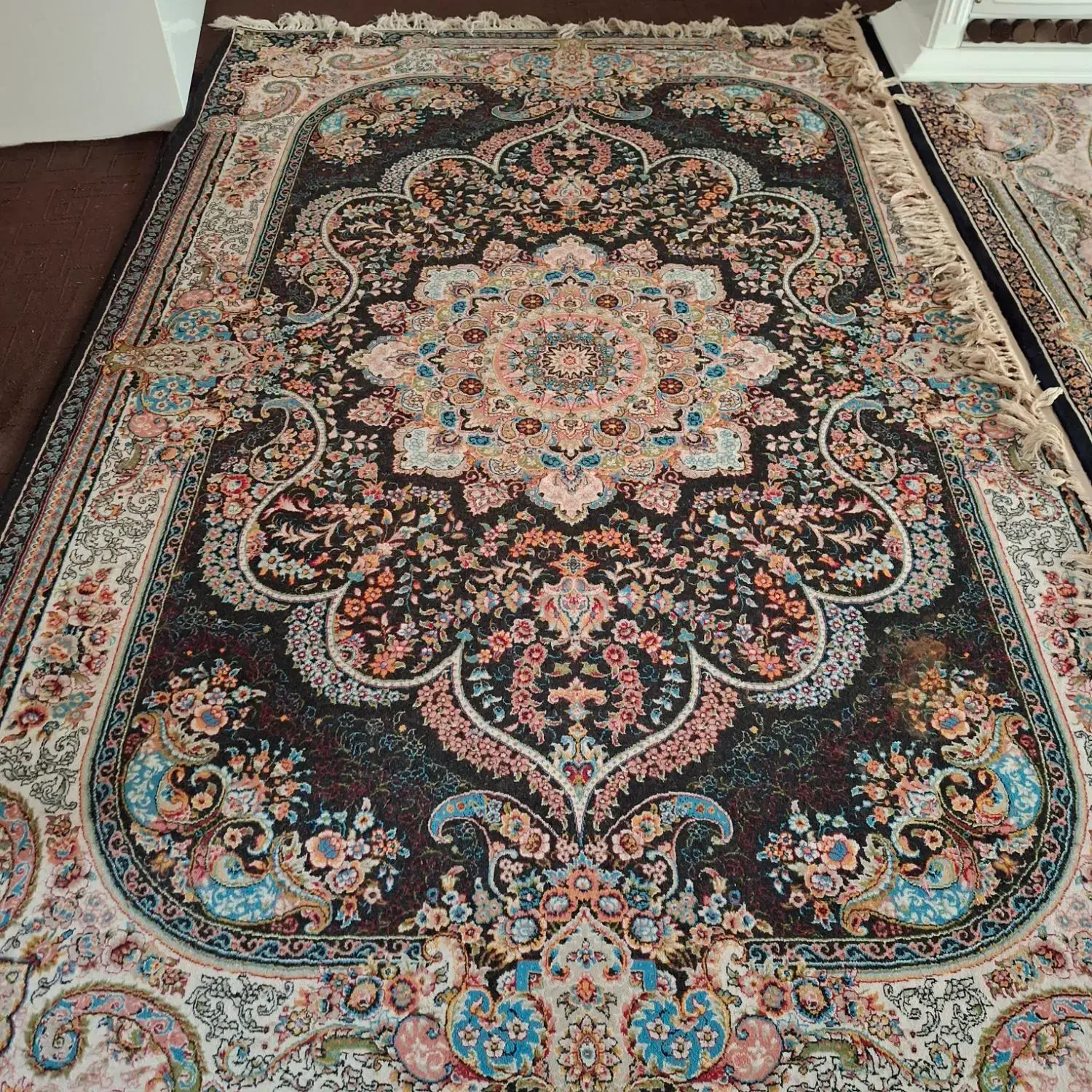 ۲ عدد فرش ۳ در ۲ متری|فرش|ابریشم, |دیوار