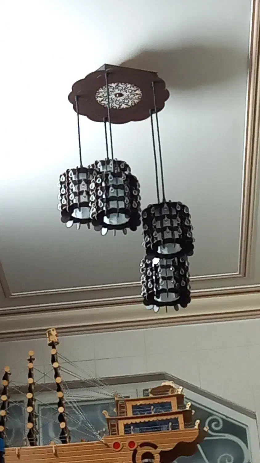 لوستر شکیل آشپزخانه یا اتاق|لوستر و چراغ آویز|قم, انسجام|دیوار