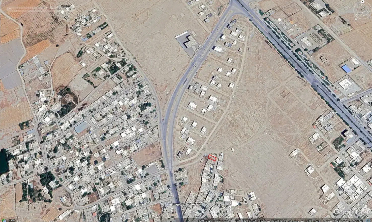 زمین 211 متری درب از حیاط تفکیک شده دادگستری جدید|فروش زمین و ملک کلنگی|فیروزآباد (فارس), |دیوار