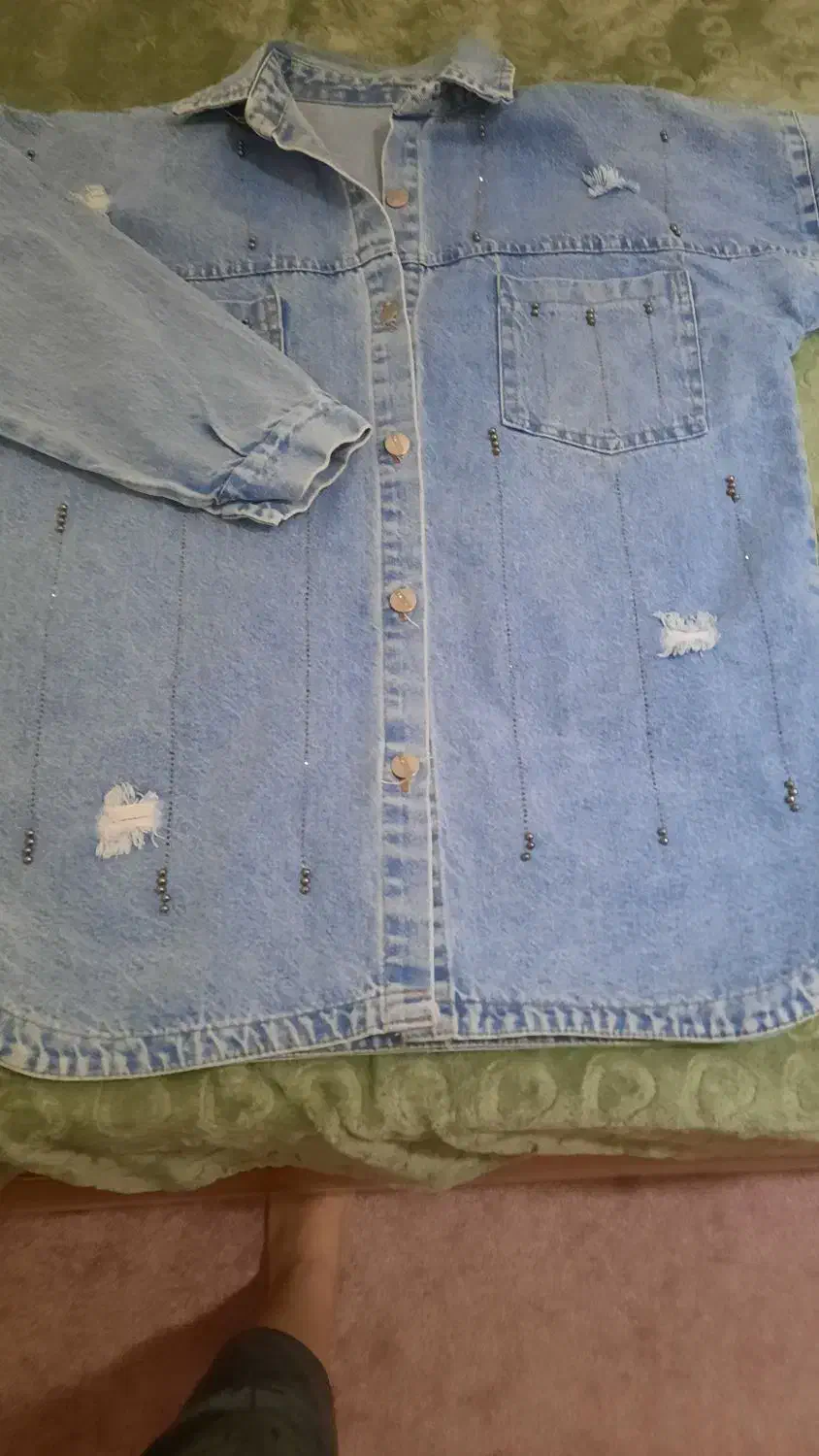 مانتو جین زنانه|لباس|ساوه, |دیوار