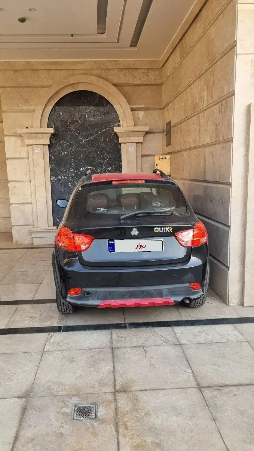 کوییک r مشکی قرمز|خودرو سواری و وانت|بندرعباس, |دیوار