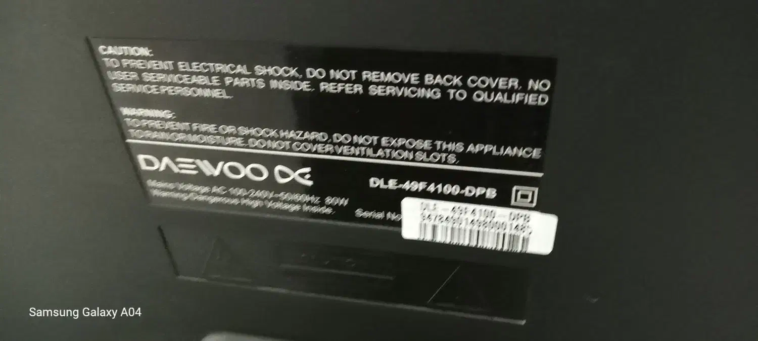 تلویزیون دوو ۴۹ اینچ|تلویزیون و پروژکتور|گلپایگان, |دیوار