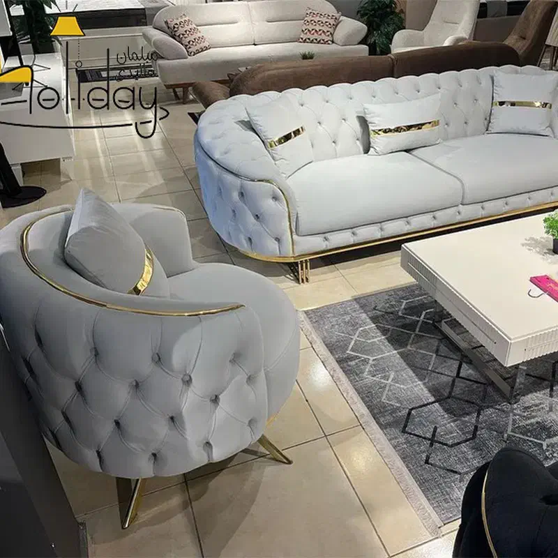 مبل چستر رنگ طوسی|مبلمان خانگی و میز عسلی|پرند, فاز ۴|دیوار