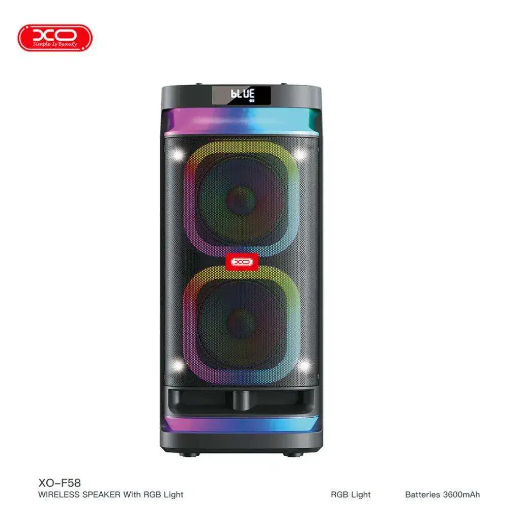 اسپیکر پارتی باکس XO مدل F58  با ضمانت 1 ساله|سیستم صوتی خانگی|همدان, |دیوار