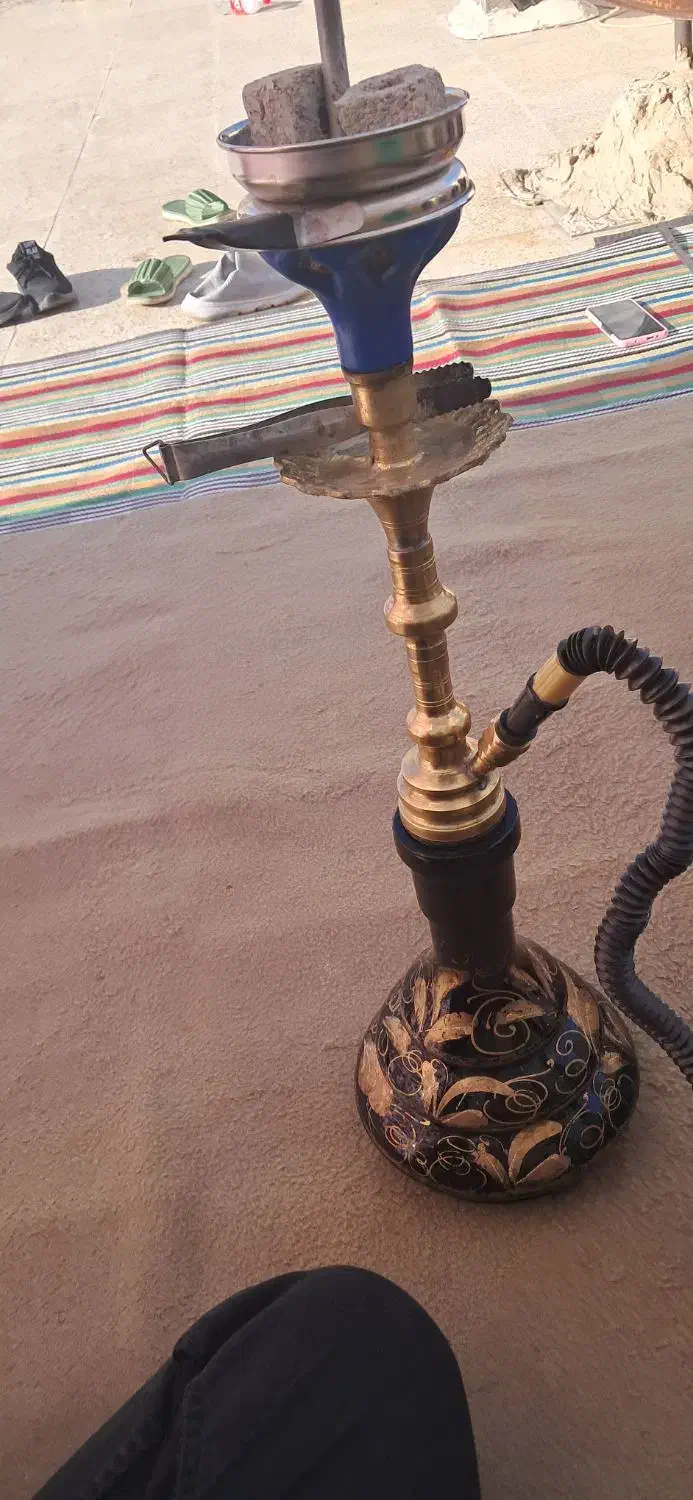 قلیون برنجی دو پله|زیورآلات و اکسسوری|خوی, |دیوار