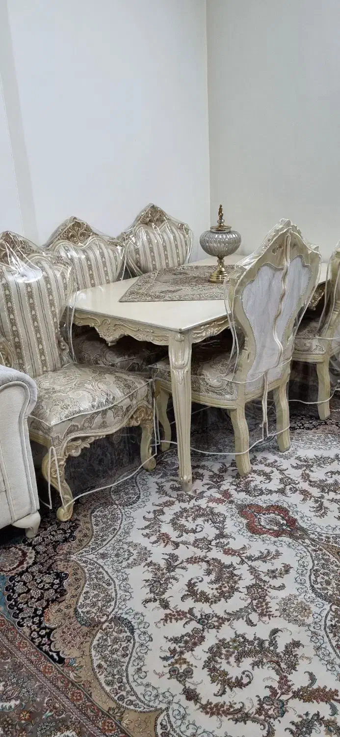 میز ناهار خوری 6نفره|میز و صندلی غذاخوری|اسلام‌شهر, شهرک مهدیه|دیوار