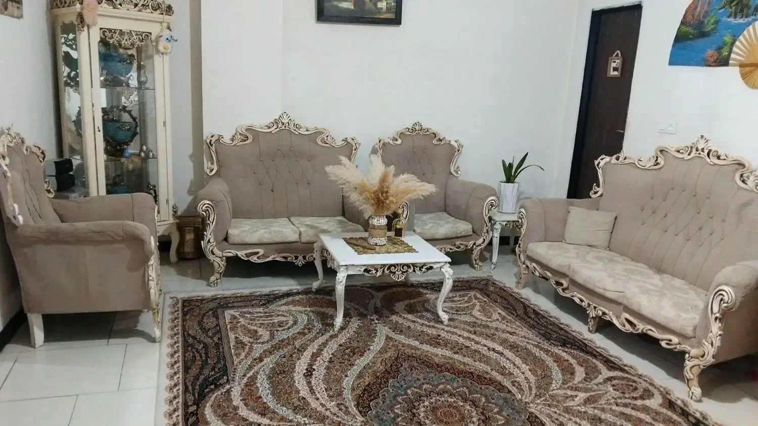 مبل هفت نفره کاملا سالم|مبلمان خانگی و میز عسلی|باقرشهر, |دیوار