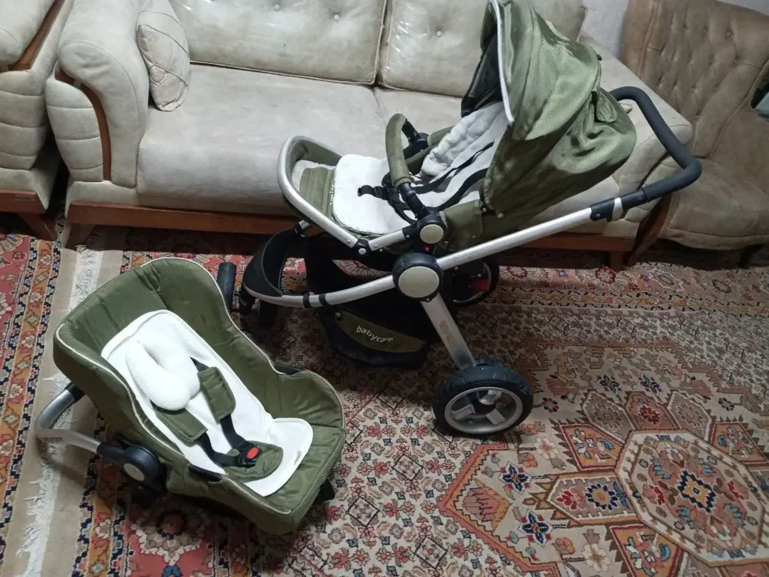 ست کالسکه Baby Care مدل سه تیکه سه چرخ|کالسکه و لوازم جانبی|تهران, دهم فروردین|دیوار