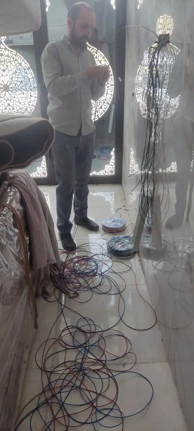 اعلام حریق|خدمات پیشه و مهارت|قم, نیروگاه|دیوار