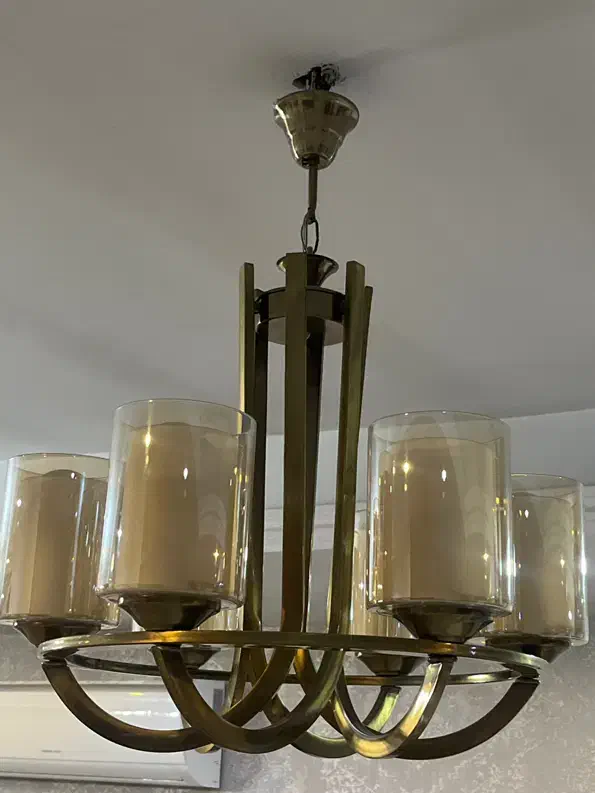 لوستر ۶شاخه|لوستر و چراغ آویز|قدس, شهرقدس|دیوار