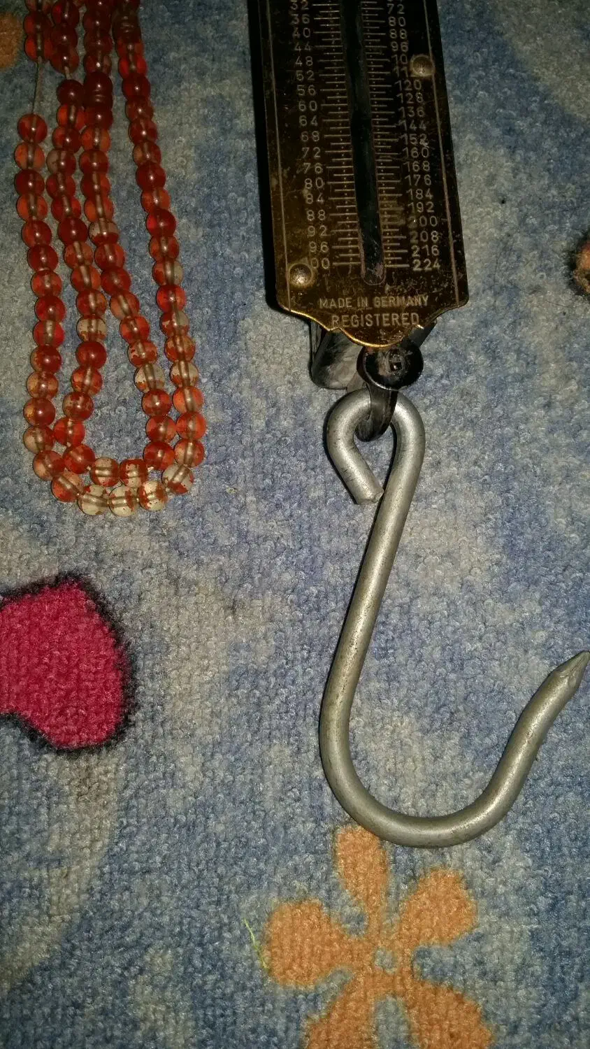 ترازو دستی المانی خیلی قدیمی با ۱عددتسبی جنس سنگ|کلکسیون اشیاء عتیقه|ملارد, |دیوار