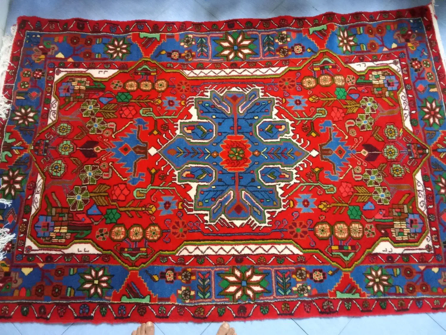 قالیچه دستباف بافت|فرش|نهاوند, |دیوار