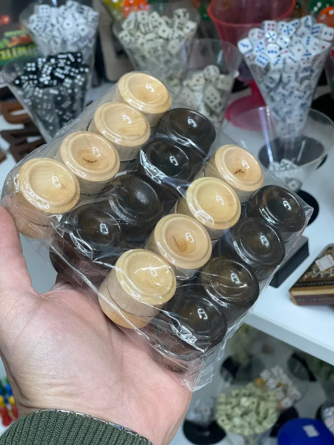 مهره تخته نرد چوبی|اسباببازی|قائمشهر, |دیوار