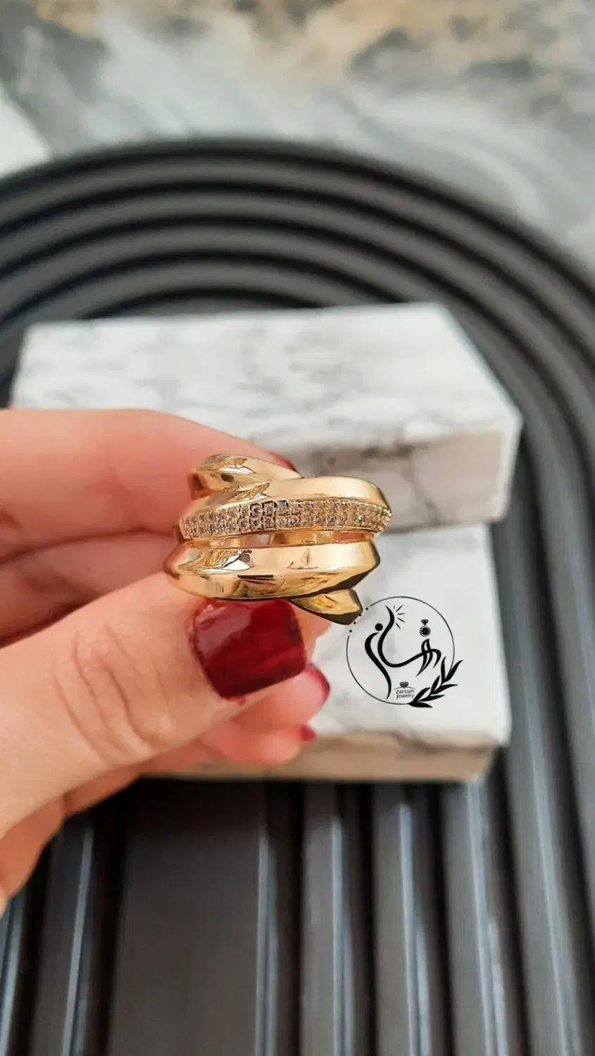 انگشتر کپی طلا رنگ ثابت|جواهرات|بیرجند, |دیوار