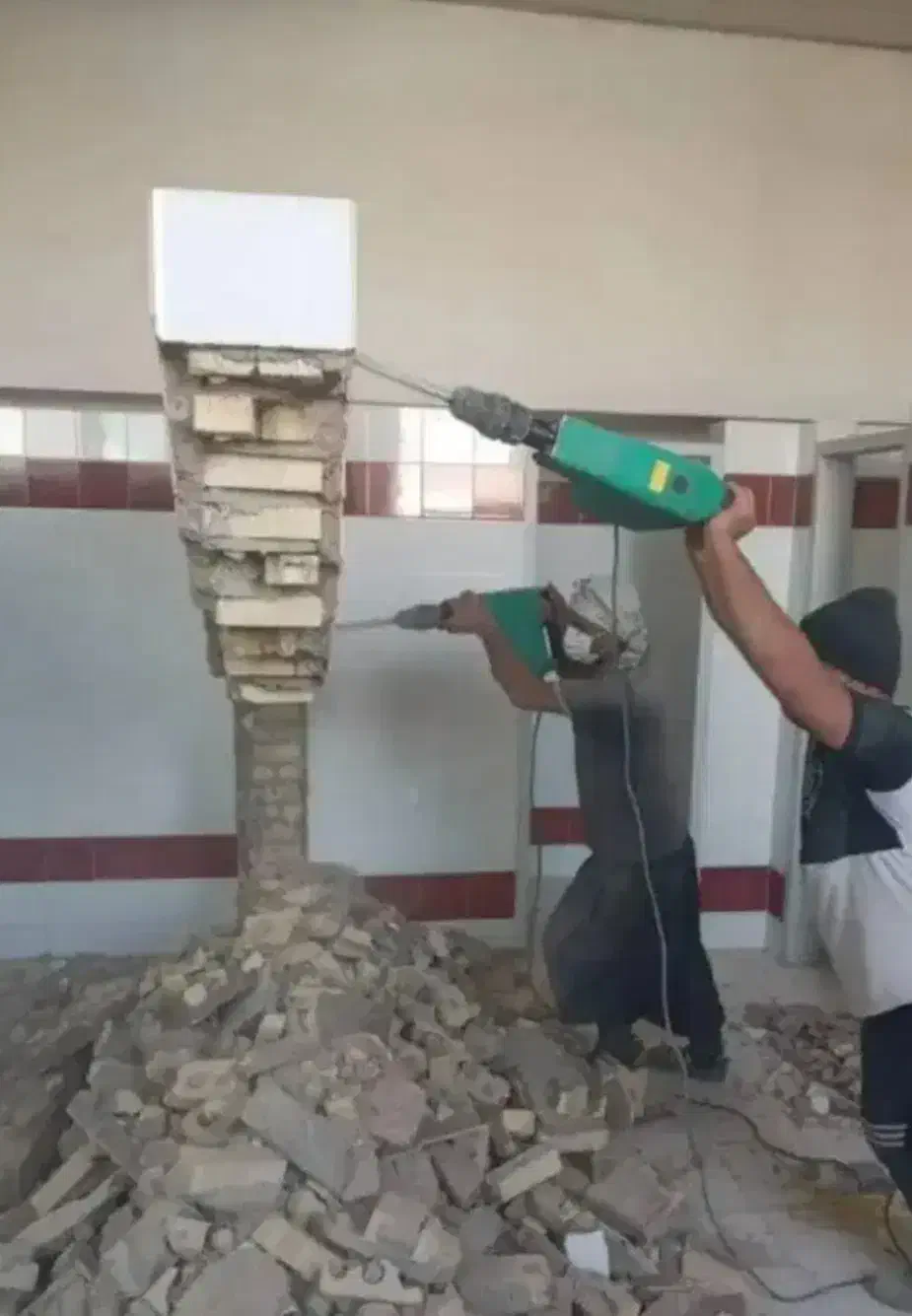 تخریب و چاه|خدمات پیشه و مهارت|اقبالیه, |دیوار