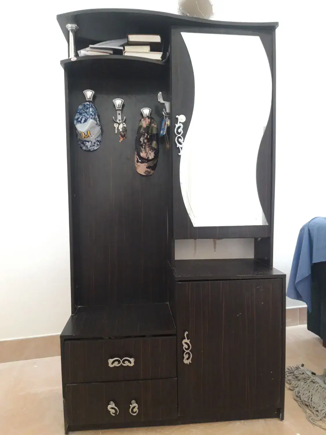 کمد آینه دار و جاکفشی|جاکفشی، کمد، دراور|جهرم, |دیوار