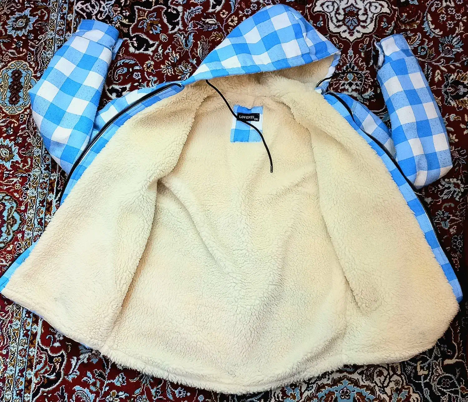 کاپشن پشمی چهارخانه|لباس|پردیس, فاز ۳|دیوار