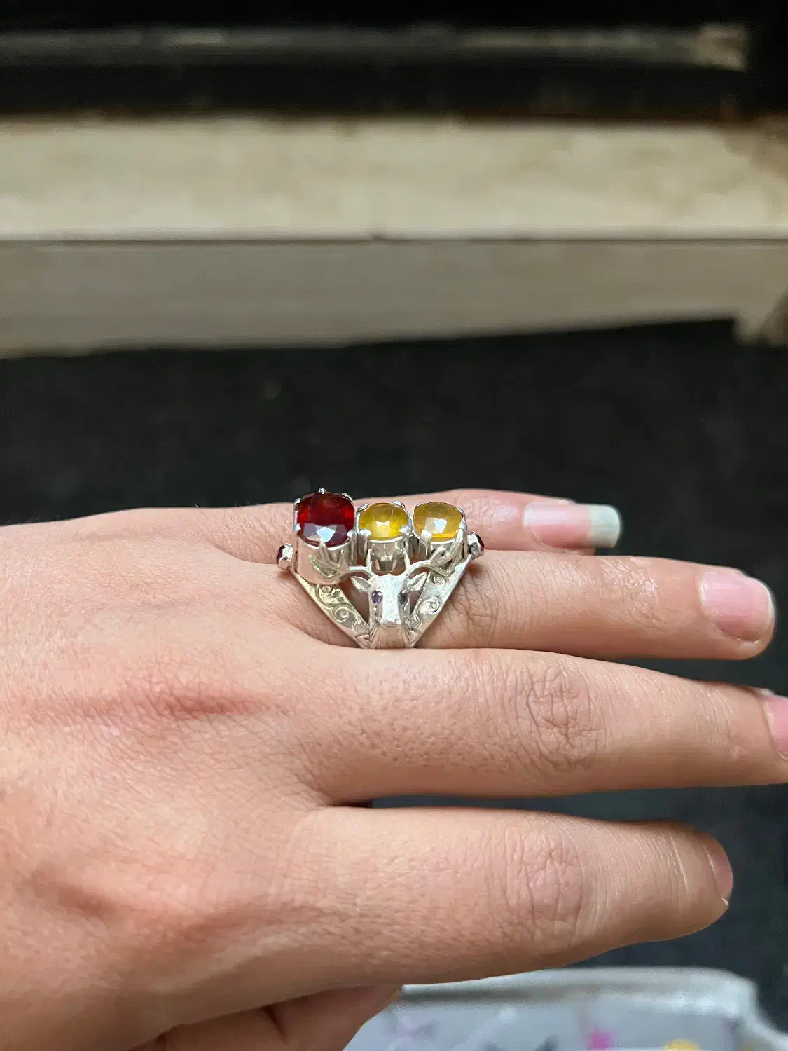 انگشتر یاقوت کلکسیونی|جواهرات|شیراز, فرگاز|دیوار