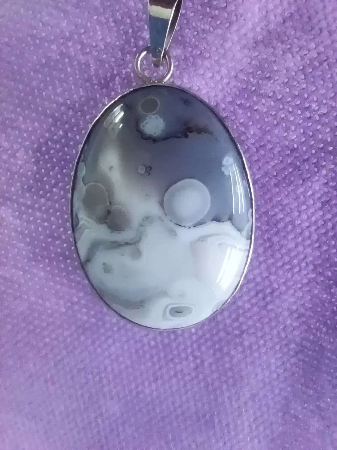 عقیق مصور قاب نقره|جواهرات|زاهدان, |دیوار