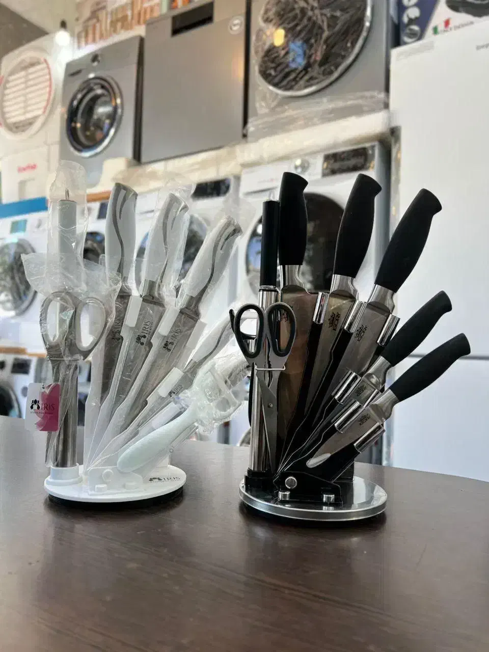 سرویس چاقو تمام استیل و رنگ بندی کارد و ساطور|ظروف پخت‌وپز|مشهد, گلشور|دیوار