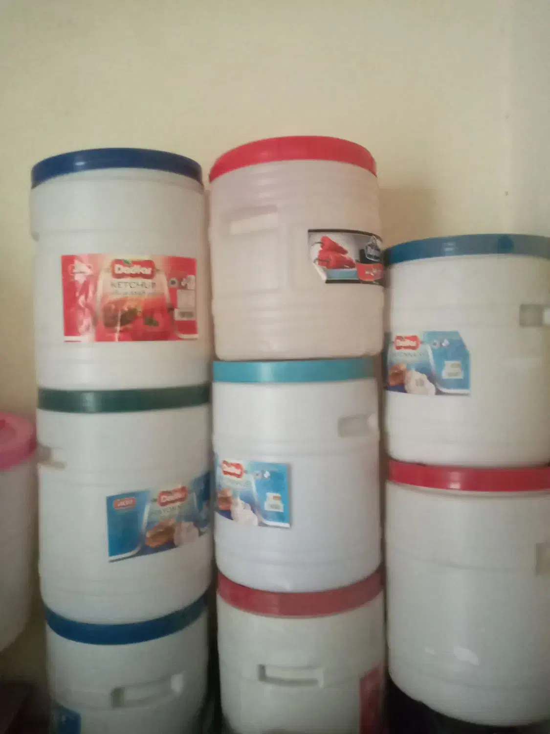 دبه سس|ظروف نگهدارنده، پلاستیکی، یک‌بارمصرف|بوشهر, |دیوار