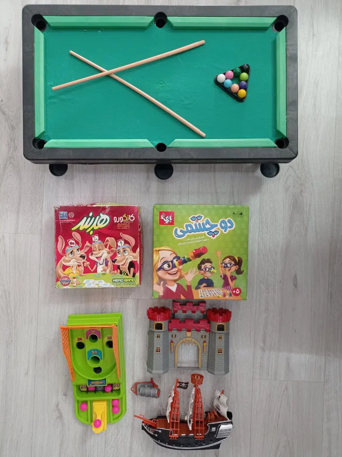تعدادی اسباب بازی بیلیارد ،فکری،کیمدی،عروسک|اسباب‌بازی بچه|ارومیه, |دیوار